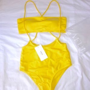 Bandeau Top with High Waisted Slip